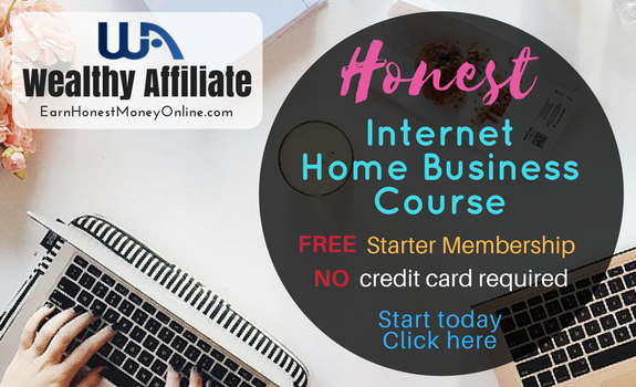Wealthy Affiliate Honest Internet Home Business Course Free Starter