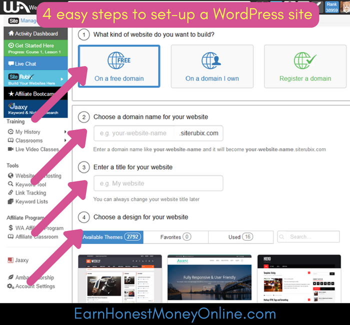 4 easy steps to create WordPress sites and blogs under 30 seconds